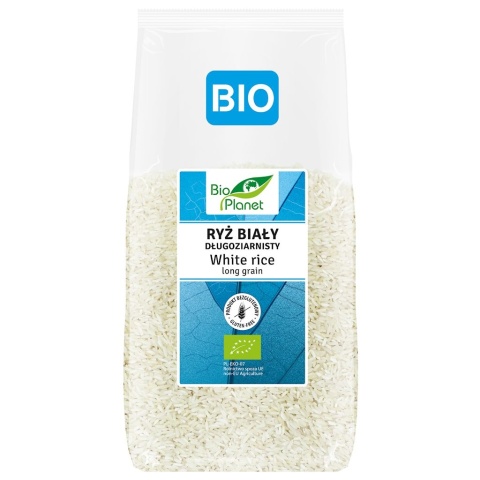 RYŻ BIAŁY DŁUGOZIARNISTY BIO 500g BIO PLANET