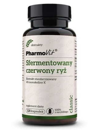 SFERMENTOWANY CZERWONY RYŻ 120kaps PHARMOVIT