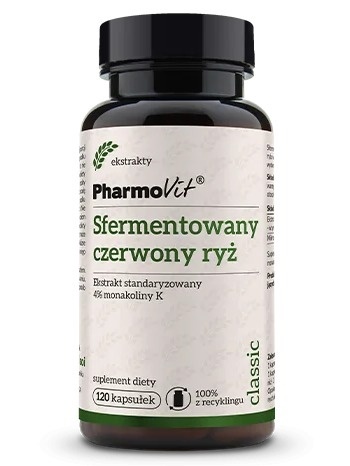 SFERMENTOWANY CZERWONY RYŻ 120kaps PHARMOVIT