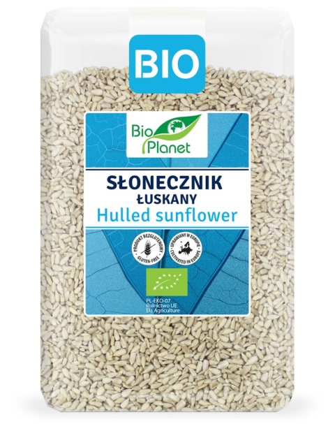 SŁONECZNIK ŁUSKANY BEZGLUTENOWY BIO 1,5 kg BIO PLANET
