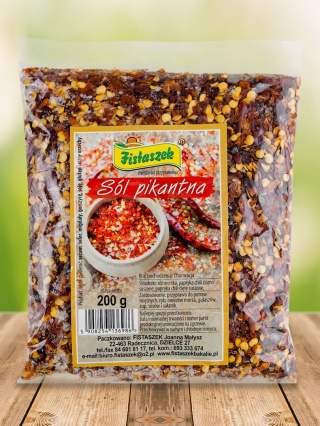 SÓL PIKANTNA 200g FISTASZEK