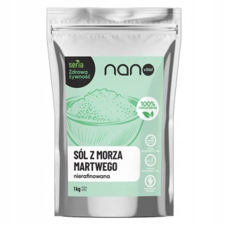SÓL Z MORZA MARTWEGO 1kg NANOVITAL