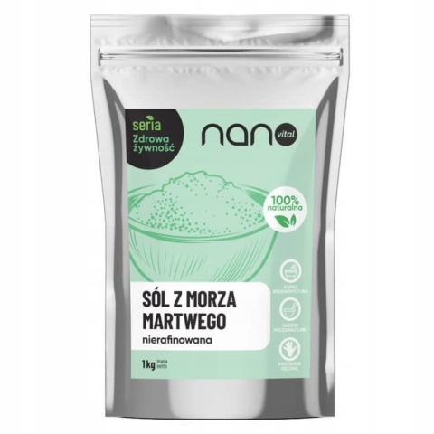 SÓL Z MORZA MARTWEGO 1kg NANOVITAL