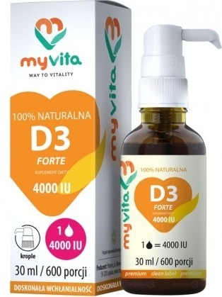 WITAMINA D3 FORTE 4000 30ml MY VITA