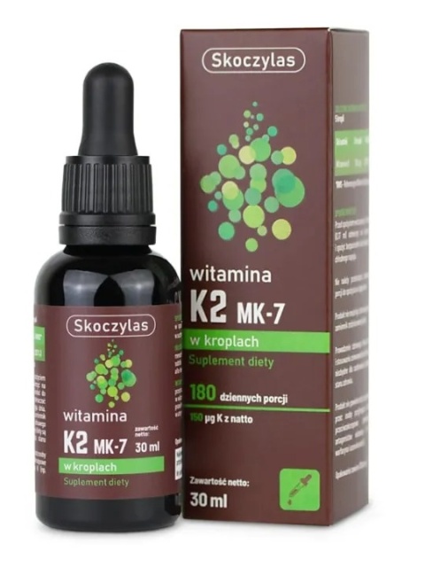 WITAMINA K2 MK7 KROPLE 30ml SKOCZYLAS
