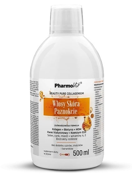 WŁOSY, SKÓRA, PAZNOKCIE 500ml PHARMOVIT