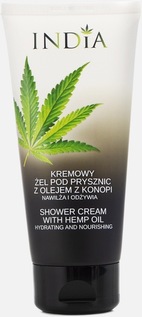 ŻEL POD PRYSZNIC Z OLEJEM KONOPNYM 200ml INDIA COSMETIC AND FOOD