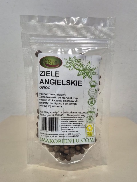ZIELE ANGIELSKIE OWOC 40g EVITA