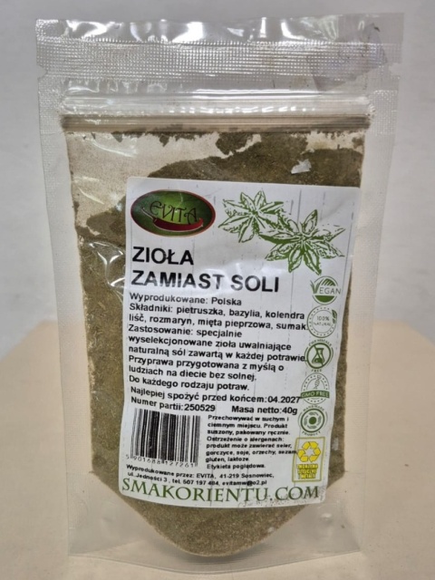 ZIOŁA ZAMIAST SOLI 40g EVITA
