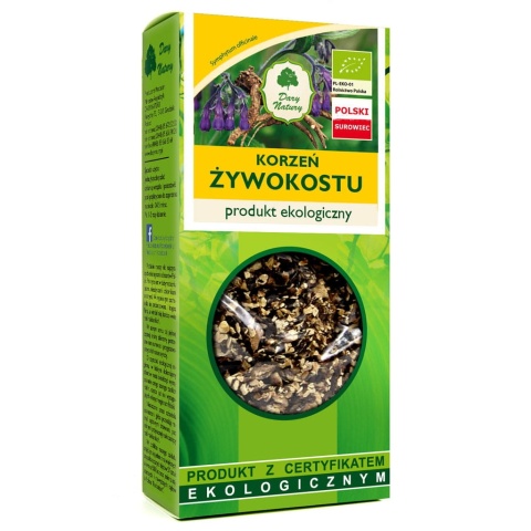 ŻYWOKOST KORZEŃ EKO 250g DARY NATURY