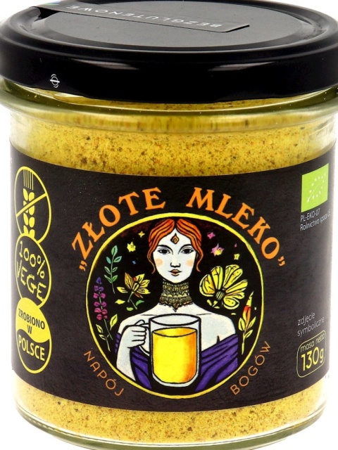 5 PRZEMIAN ZŁOTE MLEKO BIO 130 g PIĘĆ PRZEMIAN