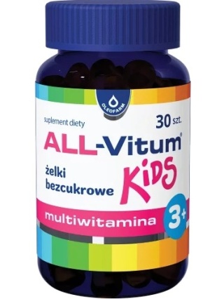 ALL-VITUM KIDS ŻELKI BEZCUKROWE 30szt OLEOFARM