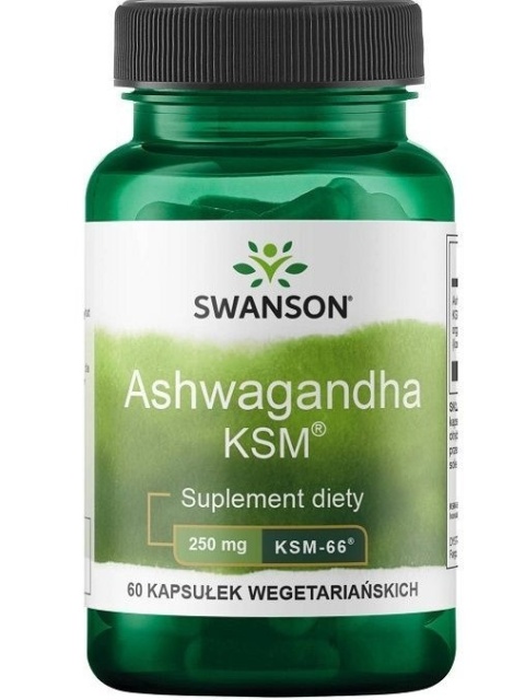 ASHWAGANDHA KSM250mg 60kaps SWANSON
