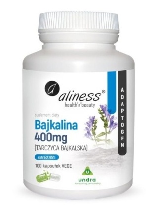 BAJKALINA EXTRACT 85% 400 mg 100 kaps Aliness