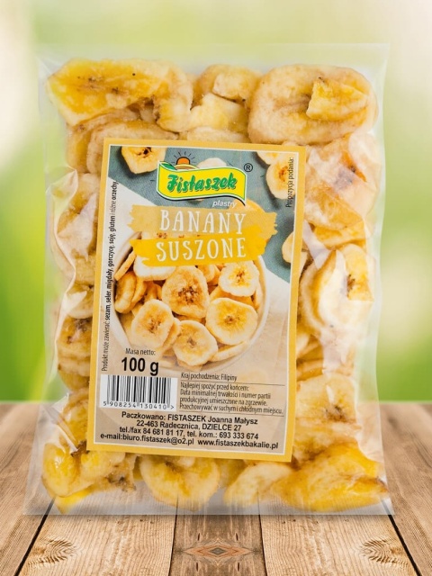 BANANY SUSZONE 100g FISTASZEK