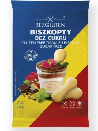BISZKOPTY BEZ CUKRU 85g BEZGLUTEN
