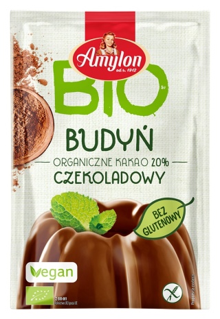 BUDYŃ CZEKOLADOWY BEZGLUTEN BIO 40g AMYLON
