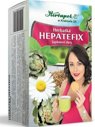 HERBATA HEPATEFIX 20 saszetek HERBAPOL