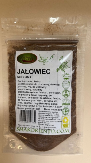 JAŁOWIEC MIELONY30g EVITA