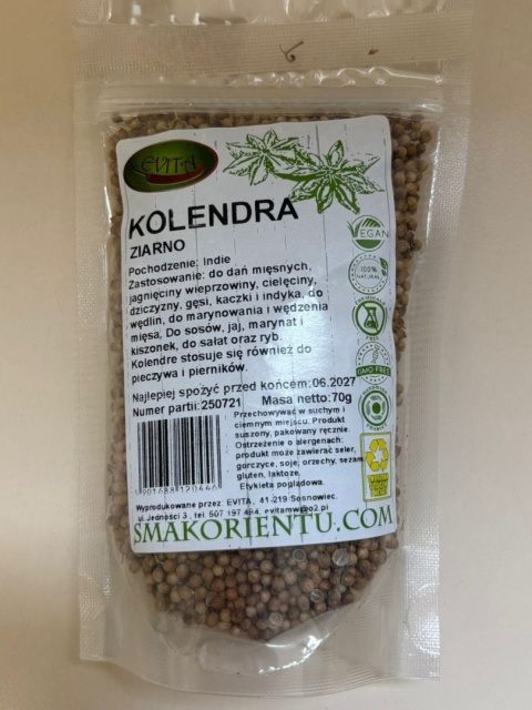 KOLENDRA OWOC 70g EVITA