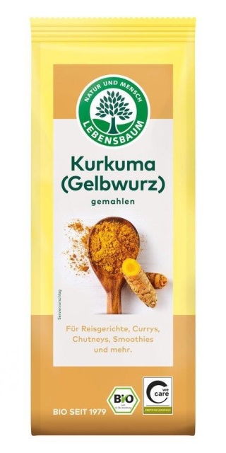 KURKUMA MIELONA BIO 50g LEBENSBAUM