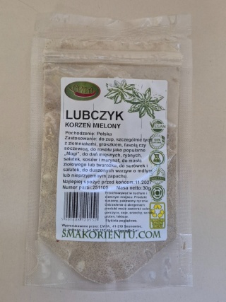 LUBCZYK KORZEŃ MIELONY 30g EVITA
