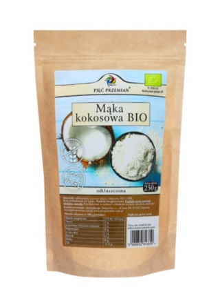 MĄKA KOKOSOWA BIO 250 g 5 PRZEMIAN