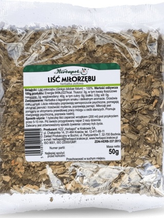 MIŁORZĄB LIŚĆ 50g HERBAPOL KRAKÓW