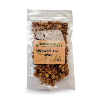 MORWA BIAŁA OWOC SUSZ 100g HERBAR NATURA