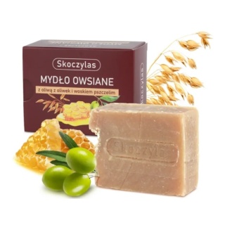 MYDŁO OWSIANE Z OLIWĄ Z OLIWEK I WOSKIEM PSZCZELIM 100 g SKOCZYLAS