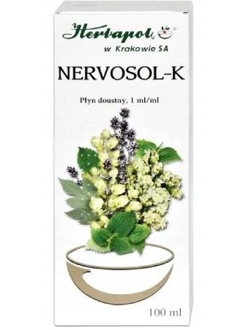 NERVOSOL-K 100ml HERBAPOL KRAKÓW