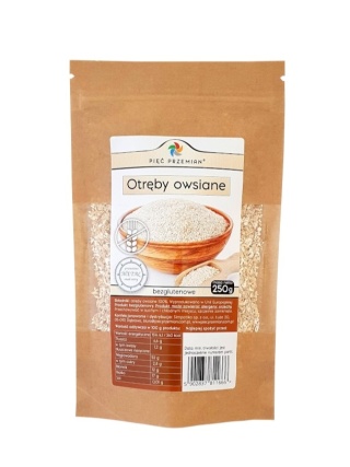 OTRĘBY OWSIANE BEZGLUTENOWE 250g 5 PRZEMIAN