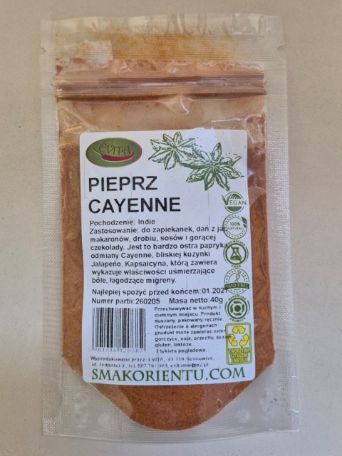 PIEPRZ CAYENNE 30g EVITA