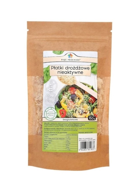 PŁATKI DROŻDŻOWE NIEAKTYWNE 5 PRZEMIAN 150g