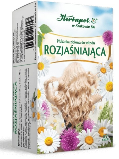 PŁUKANKA ZIOŁOWA DO WŁOSÓW ROZJAŚNIAJĄCA HERBAPOL SA