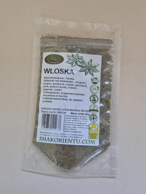 PRZYPRAWA WŁOSKA 60g EVITA