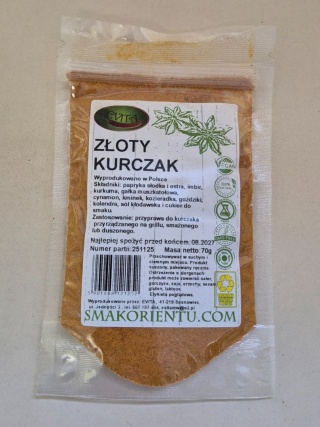 PRZYPRAWA ZŁOTY KURCZAK 70g EVITA