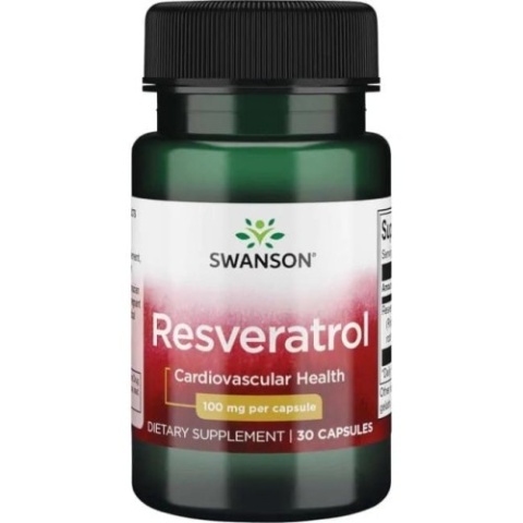 RESVERATROL 100mg 30kaps SWANSON