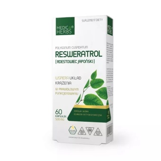 RESWERATROL 500mg 60kps MEDICA HERBS