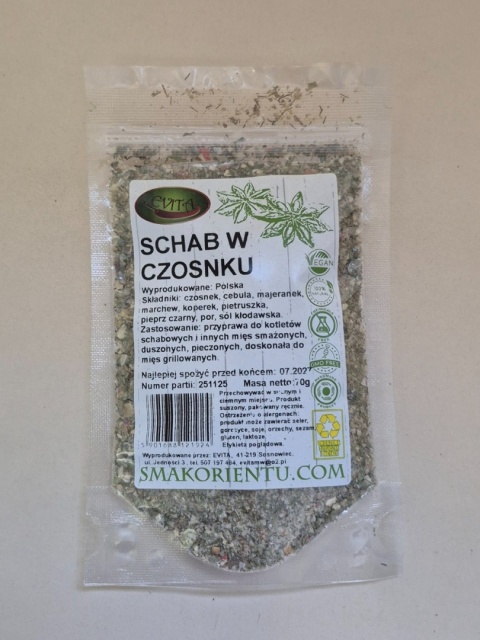 SCHAB W CZOSNKU 70g EVITA