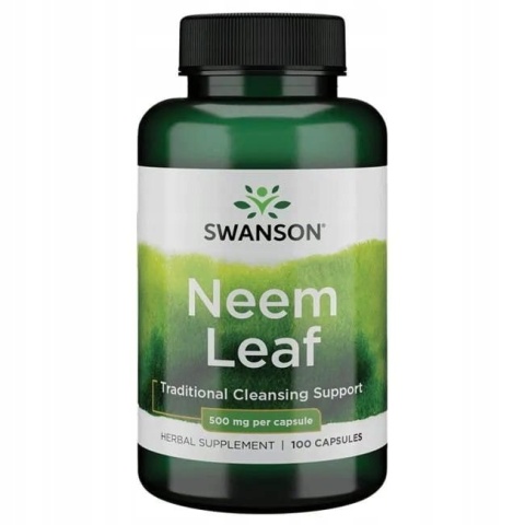 SWANSON NEEM LEAF (MIODLA INDYJSKA) 500 mg 100 kaps