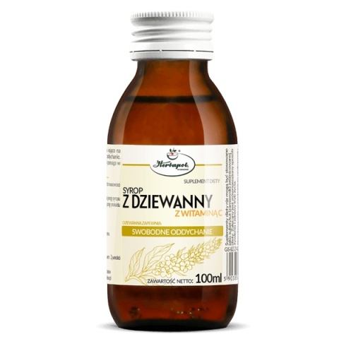 SYROP Z DZIEWANNY Z VIT C 100 ml HERBAPOL
