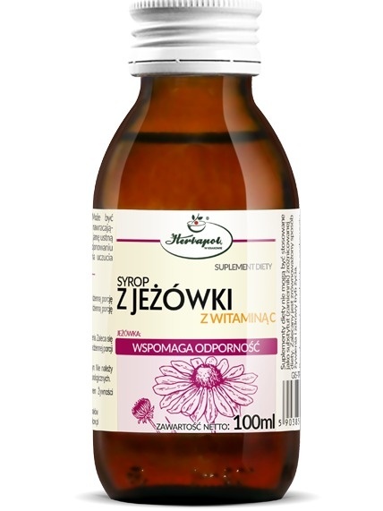 SYROP Z JEŻÓWKI Z WITAMINĄ C 100ml HERBAPOL