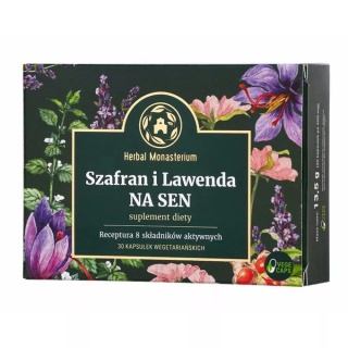 SZAFRAN I LAWENDA NA SEN 30 kaps HERBAL PHARMACEUTICALS