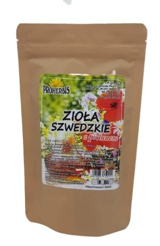 ZIOŁA SZWEDZKIE Z PIOŁUNEM 100g PROHERBIS