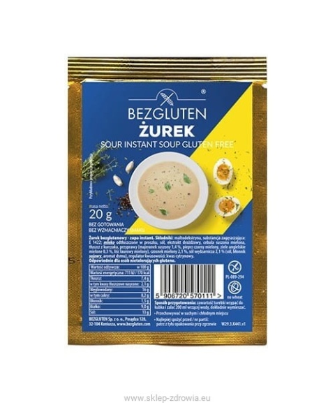 ŻUREK 20g BEZGLUTEN