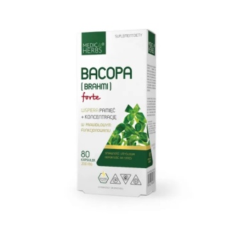 BACOPA FORTE 200mg 80kaps MEDICA HERBS