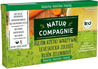 BULION KOSTKI WARZYWNE BIO 84g NATUR COMPAGNIE