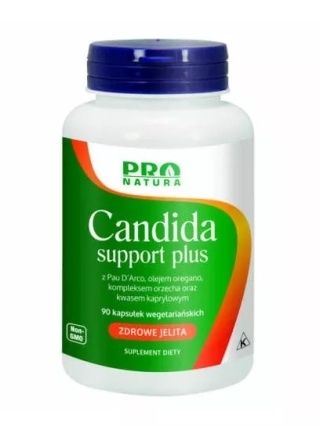 CANDIDA SUPPORT PLUS ZDROWE JELITA NOW 90kaps