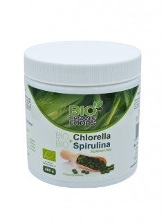CHLORELLA BIO + SPIRULINA BIO 700 tabl 280 g BIO ORGANIC FOOD